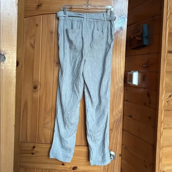 NWT Lou & grey linen blend high baggy style tie waist beach summer pants - Picture 10 of 10